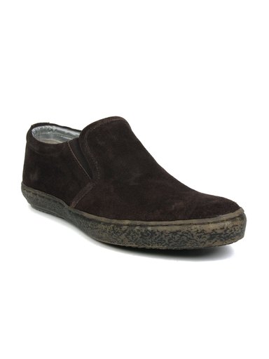 Carlton London Men Brown Slip-On Shoes